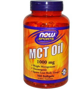 MCT Oil 1.000 mg (150 Softgels) - Now Foods